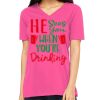 Missy's Relaxed Jersey Short-Sleeve V-Neck T-Shirt Thumbnail