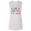 Ladies' Bella Flowy Scoop Muscle Tank Thumbnail