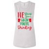 Ladies' Bella Flowy Scoop Muscle Tank Thumbnail