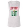 Ladies' Bella Flowy Scoop Muscle Tank Thumbnail