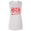 Ladies' Bella Flowy Scoop Muscle Tank Thumbnail