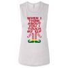 Ladies' Bella Flowy Scoop Muscle Tank Thumbnail