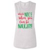 Ladies' Bella Flowy Scoop Muscle Tank Thumbnail