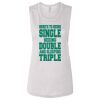 Ladies' Bella Flowy Scoop Muscle Tank Thumbnail