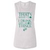 Ladies' Bella Flowy Scoop Muscle Tank Thumbnail